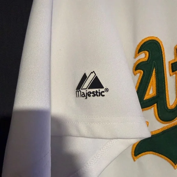 ⚾️ Oakland Athletics Eric Chavez Majestic MLB Jersey | Size Large - Picture 4 of 4
